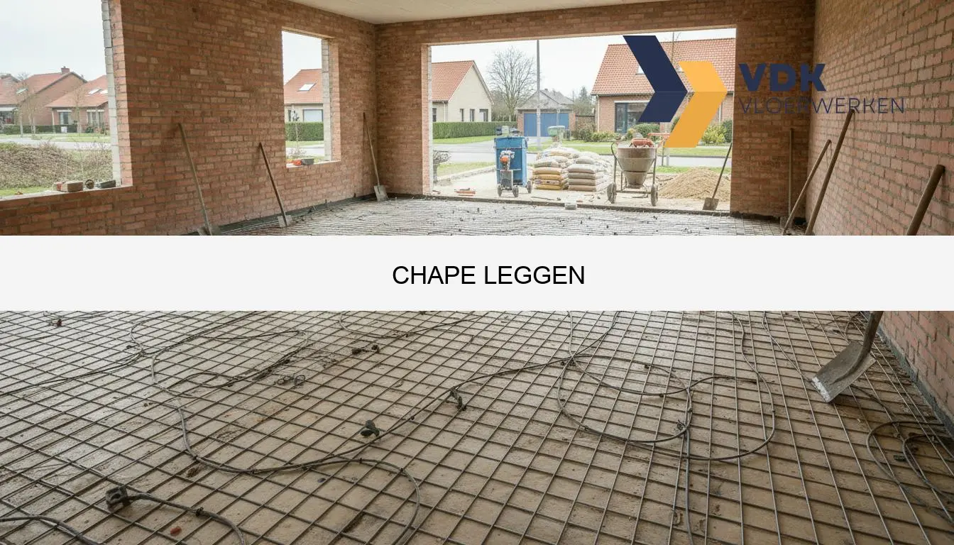 Chape leggen prijs en stappenplan 2026