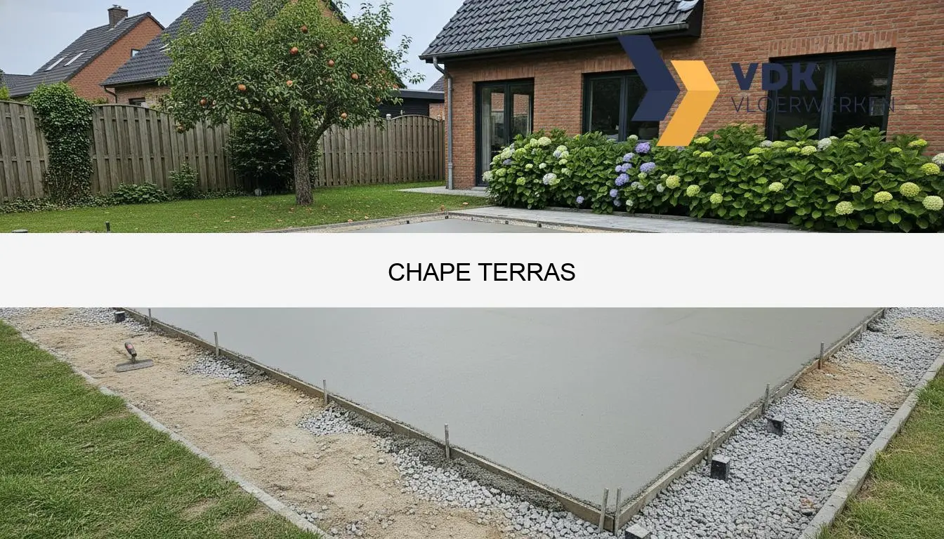 Chape terras prijs en opbouw advies