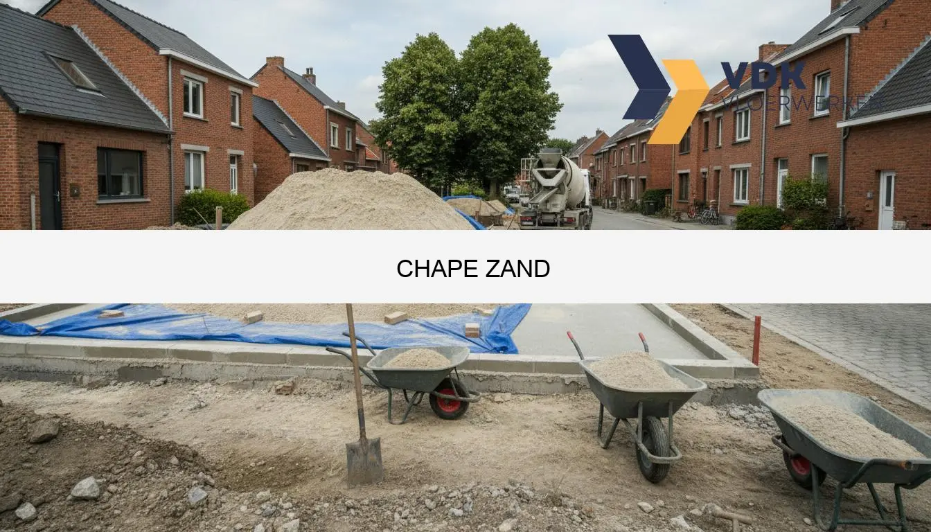 Chape zand - welk zand voor chape kiezen?