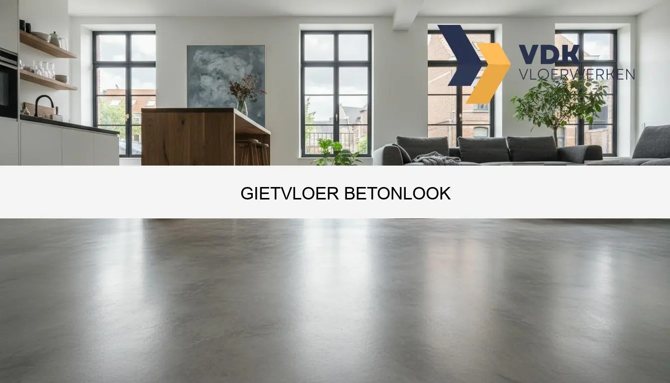 Gietvloer betonlook - prijs en advies