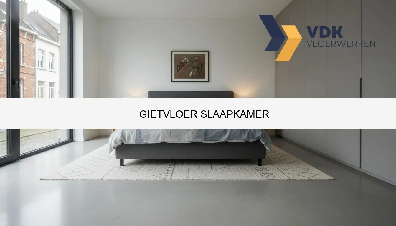 Gietvloer slaapkamer prijs en advies 2026