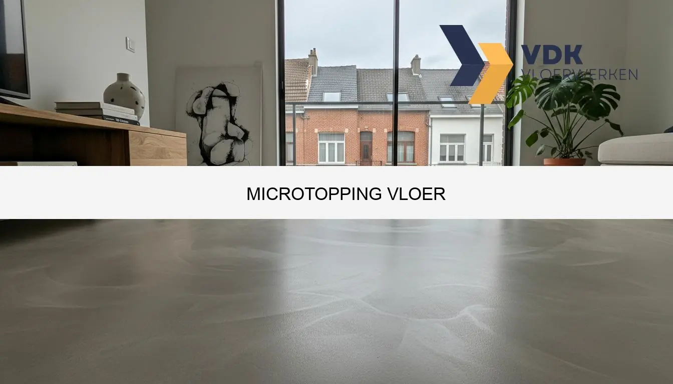 Microtopping vloer prijs en plaatsing 2026