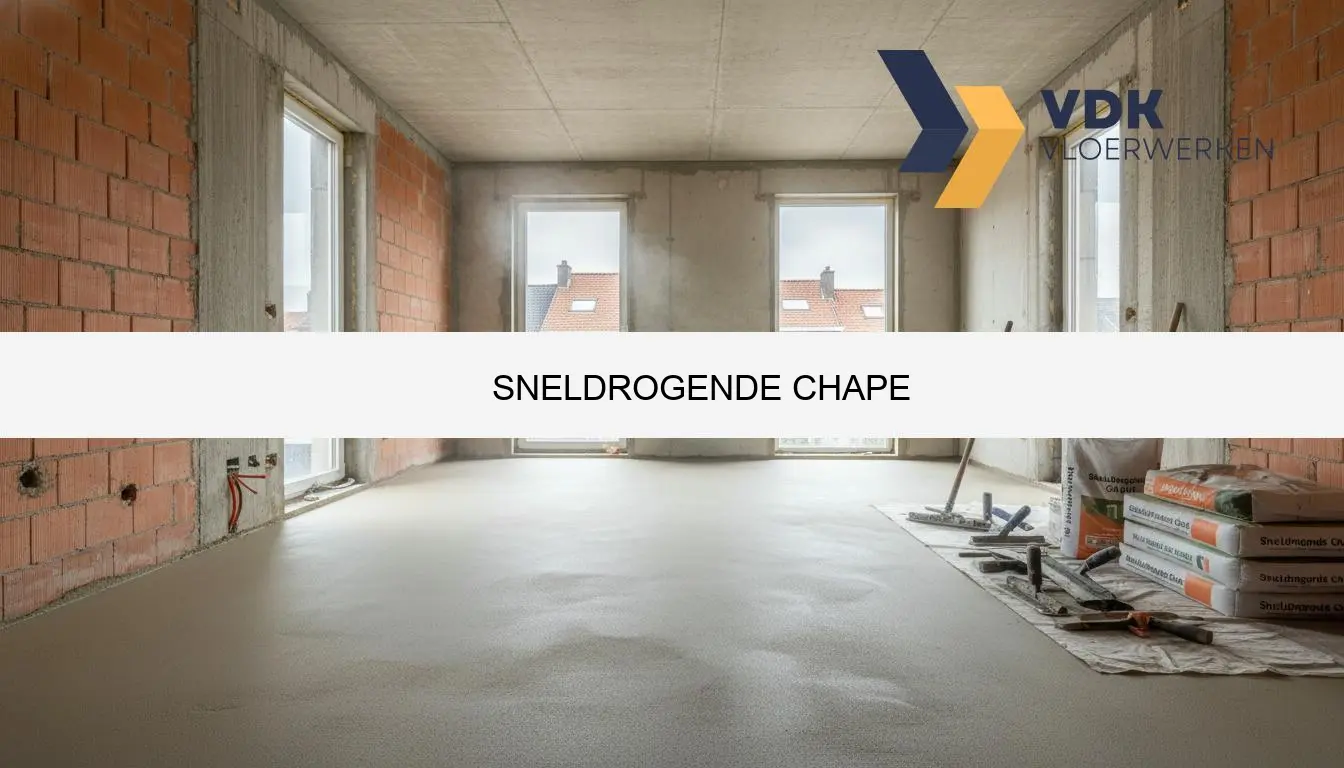 Sneldrogende chape prijs en droogtijd info