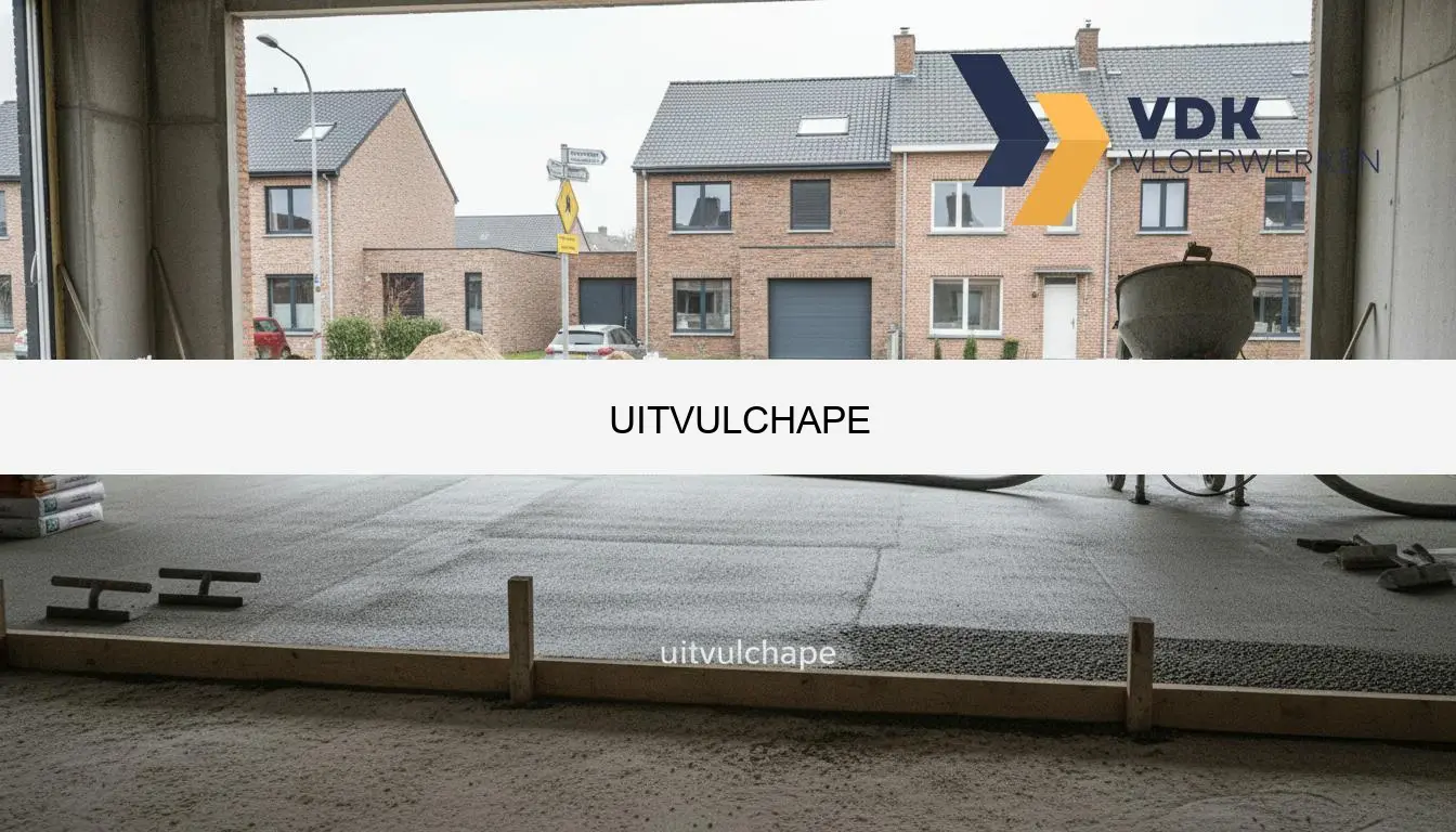 Uitvulchape prijs en plaatsing | VDK