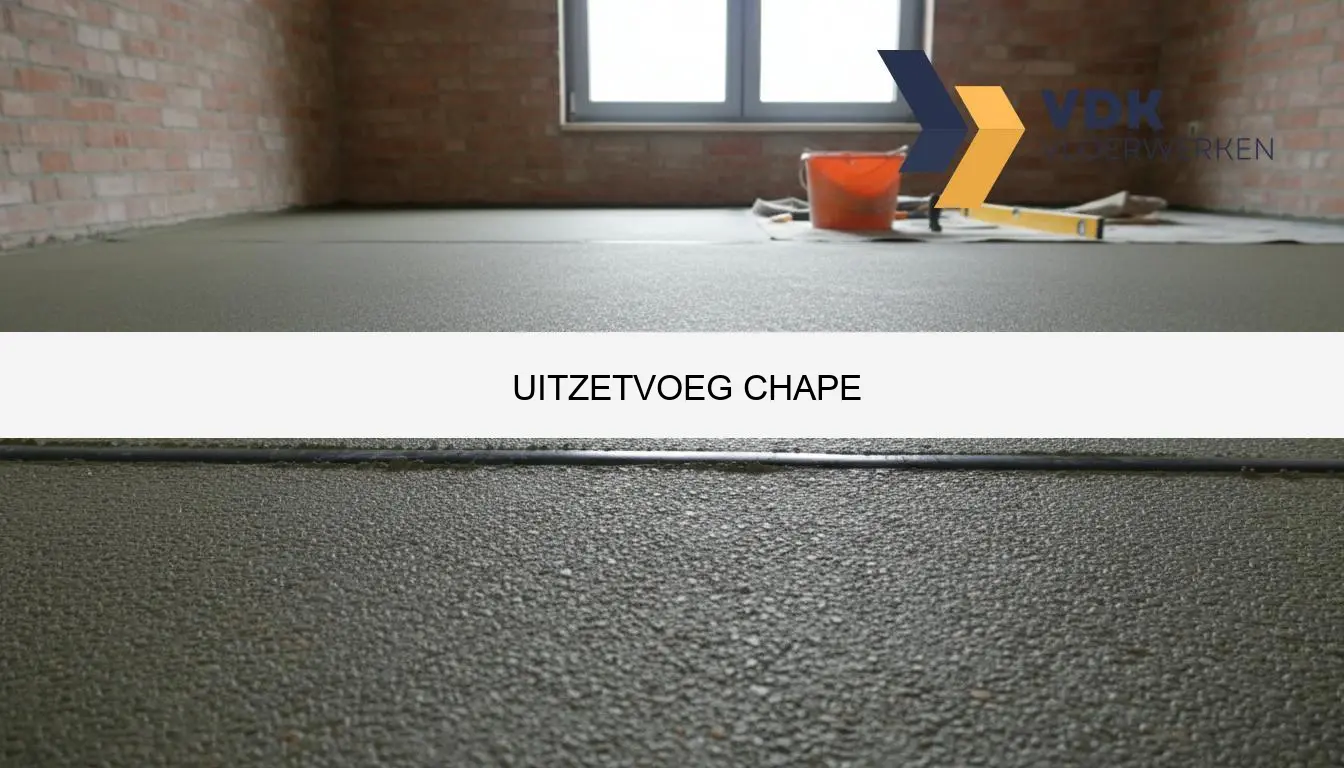 Uitzetvoeg chape prijs en plaatsing
