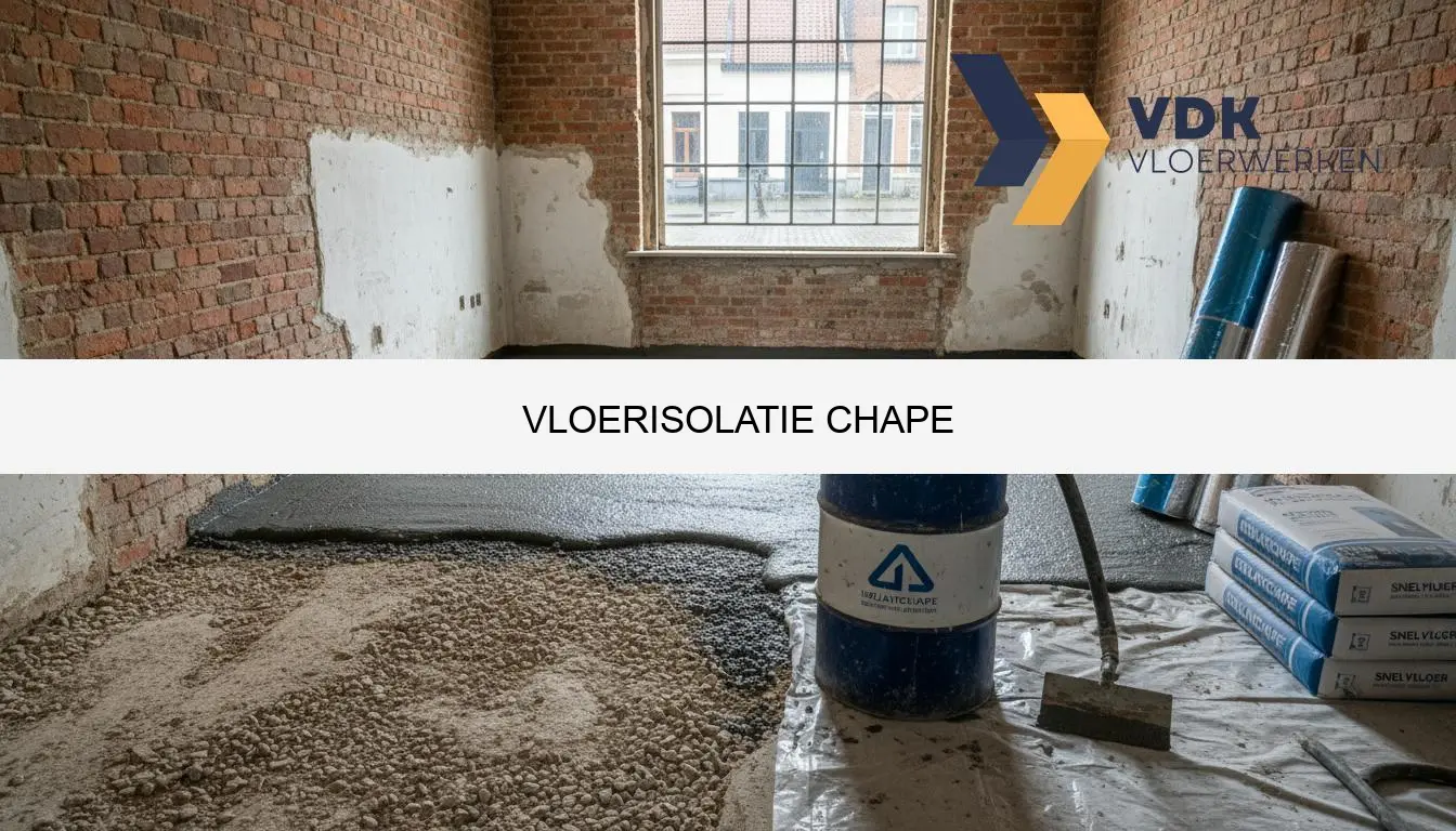 Vloerisolatie chape prijs en advies 2026