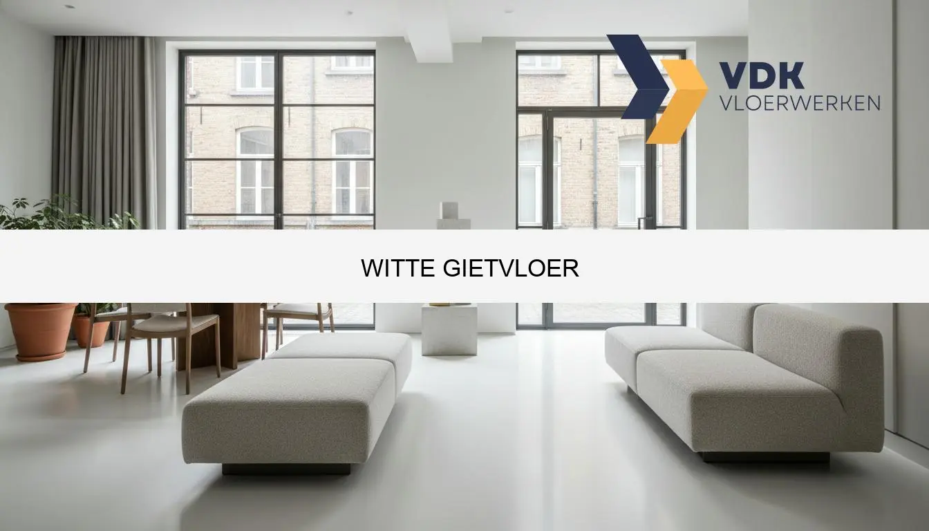 Witte gietvloer - prijs, soorten en advies